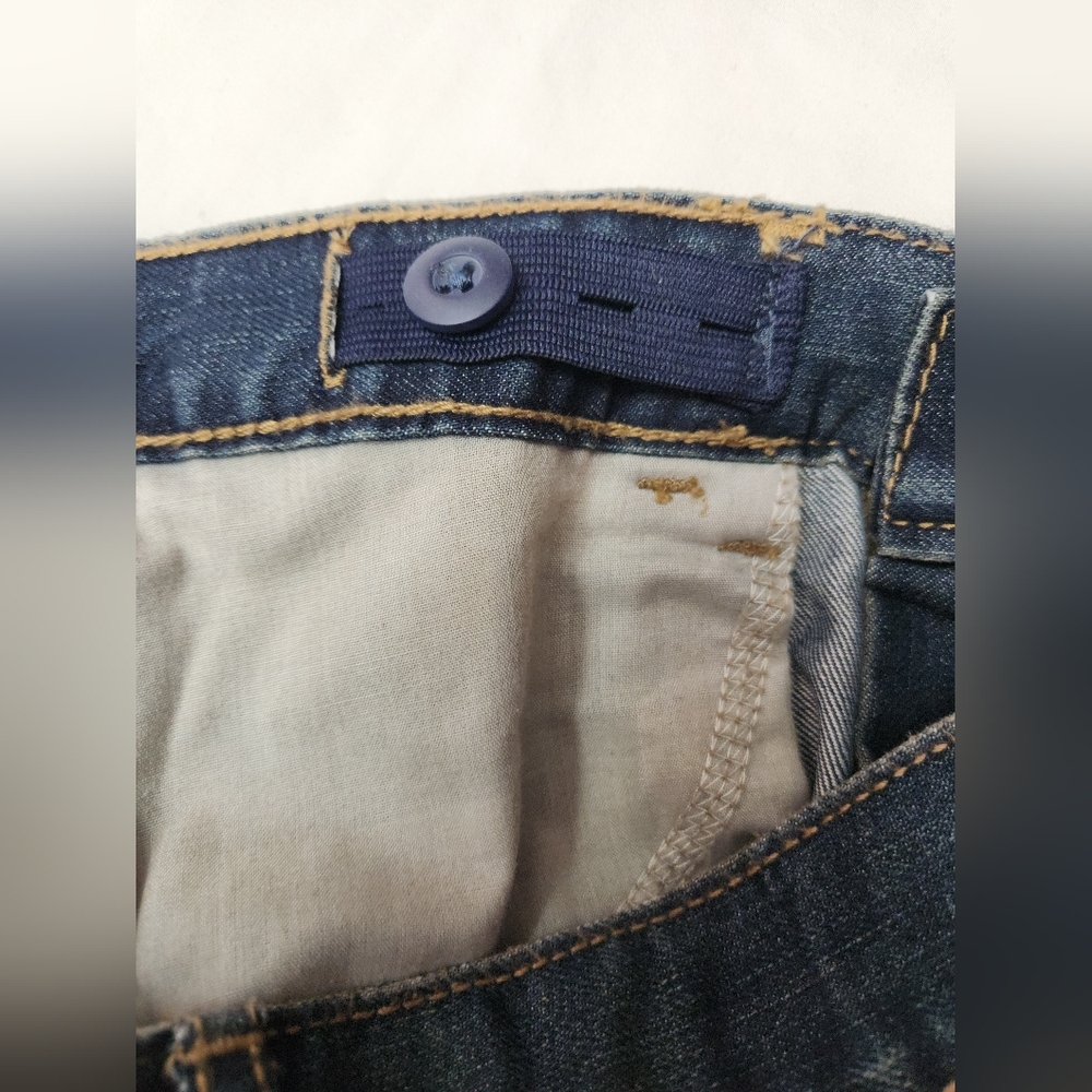 The Children's Place Boy's Bootcut Slim Adjustable Waist Jeans Size 16 Slim NWT - Picture 4 of 5